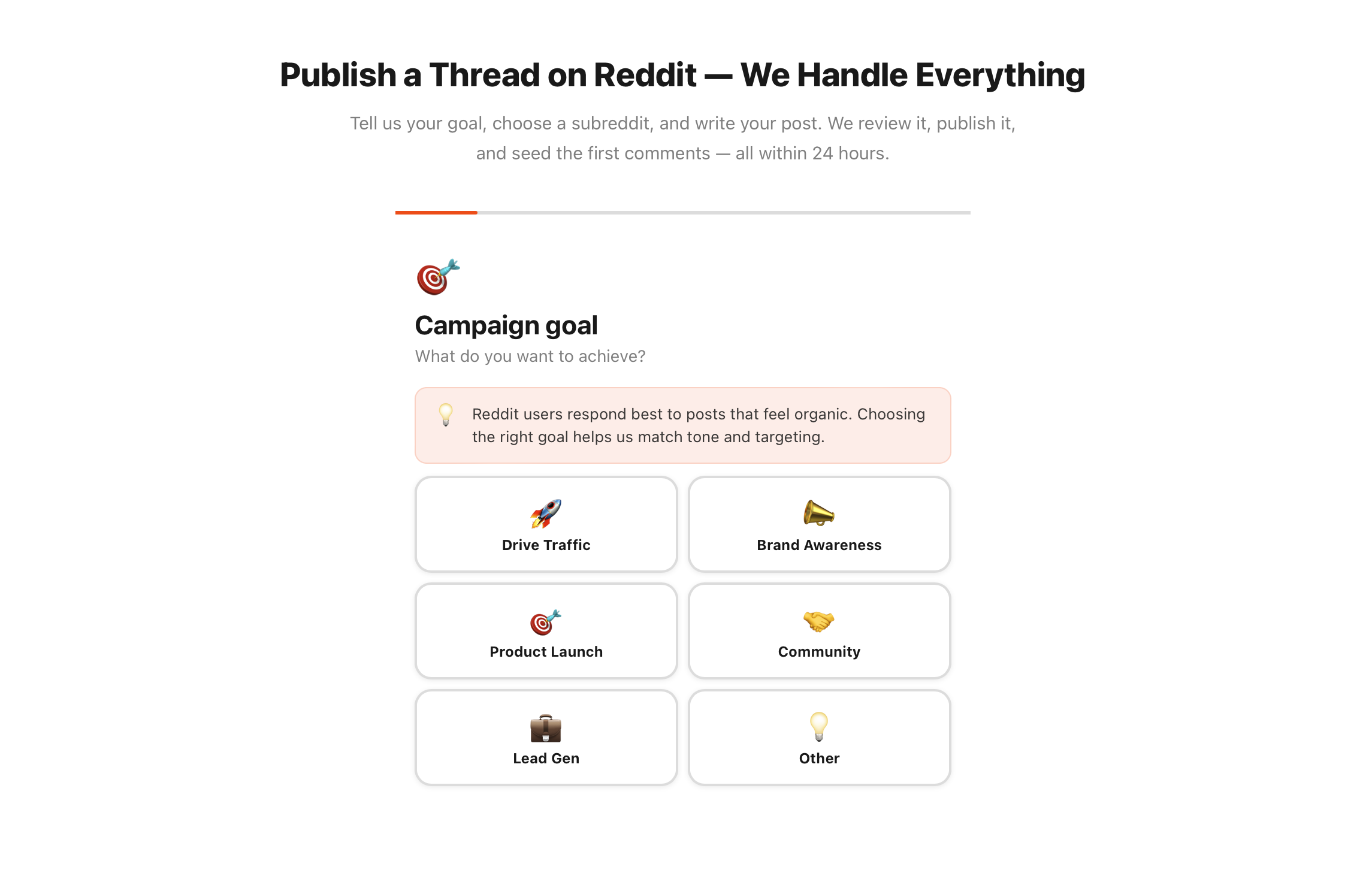 Reddit Campaign Builder - Image 1